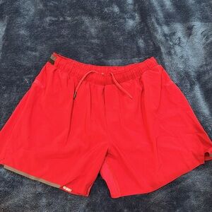 Lululemon Red Running Shorts